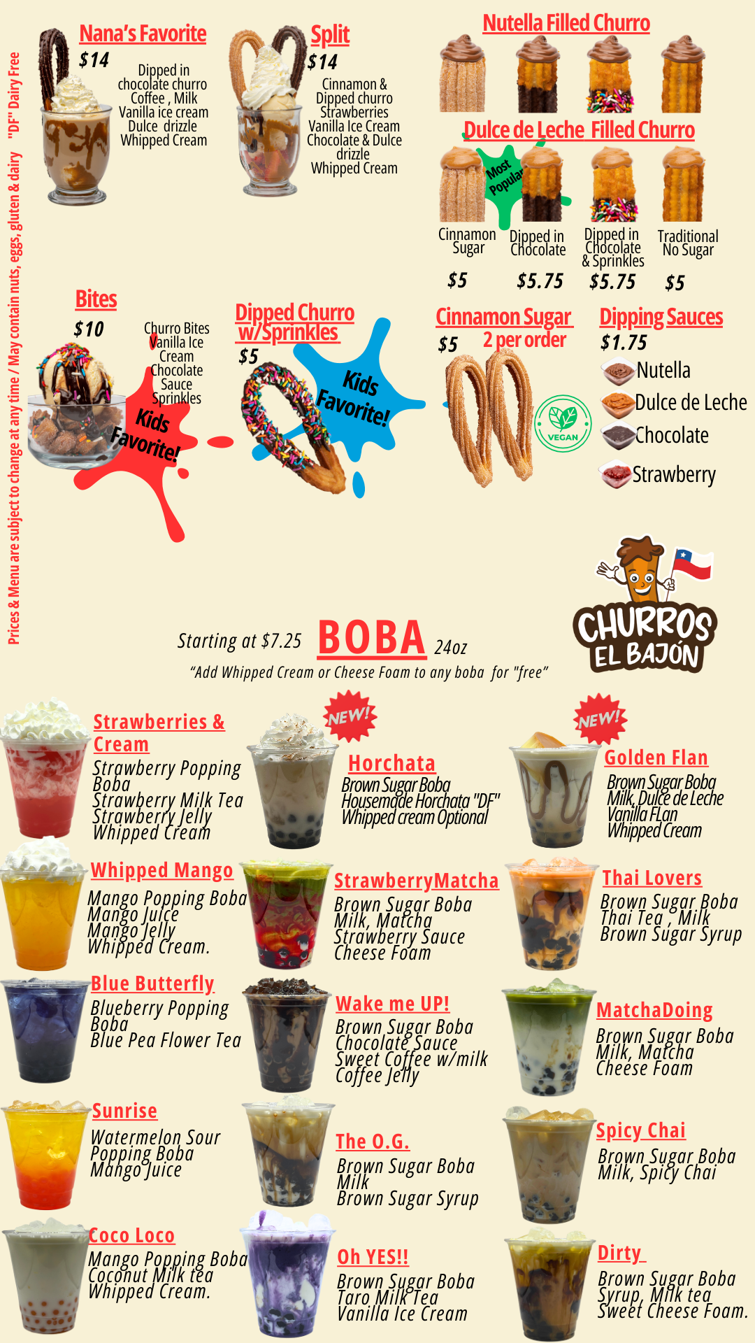 Web menu